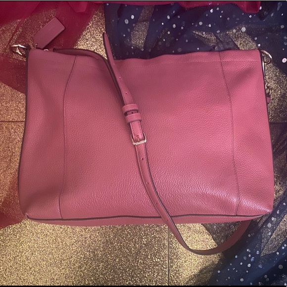 COACH LEATHER PINK CROSSBODY Bag GORG BARBIECORE - Picture 3 of 11
